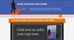 Desktop Screenshot of 401kfiduciarysolutionsbook.com